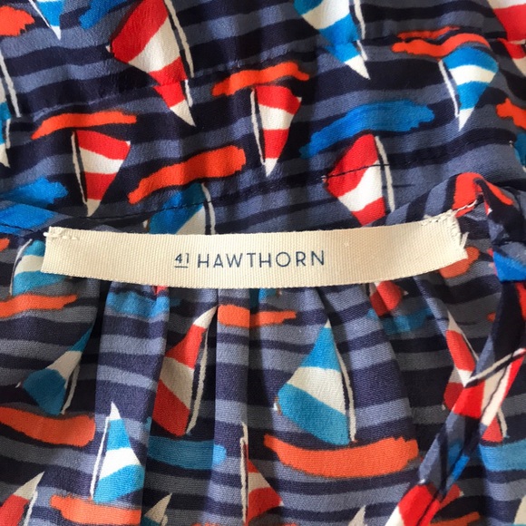 41 hawthorn stitch fix Tammi blue sailboat dress - Picture 5 of 8
